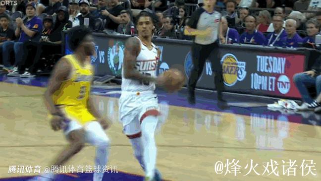 克内克特35分布朗尼4分2篮板 湖人险胜太阳